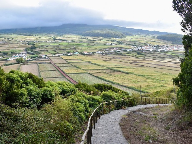 EL pueblo de Altares en la Isla de terceira