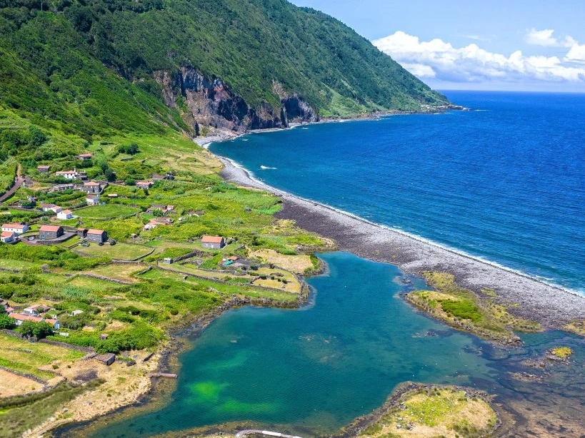 Miradouro da Fajã dos Cubres en Sao Jorge, Azores