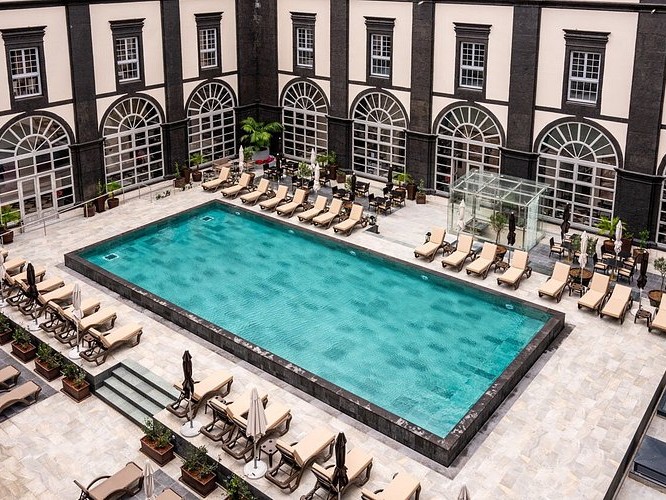 Vista de Vila Gale Collection São Miguel, uno de los mejores alojamientos con spa en Sao Miguel